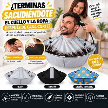 CleanCut – Capa recolector de Cabello