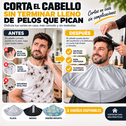 CleanCut – Capa recolector de Cabello
