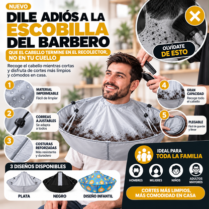 CleanCut – Capa recolector de Cabello
